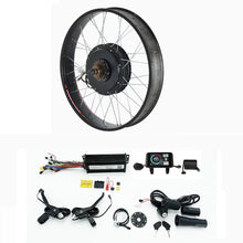 Charger l'image dans la galerie, 36V/48V/52V 45A 1200-1800W 20x4.0" 24x4.0" 26x4.0" Rear Fat Wheel conversion kits with UKC1 Color Display