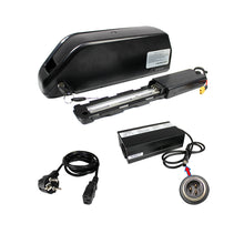 Carregar imagem no visualizador da galeria, EU Stocked Free Shipping Ebike 36V 48V 52V 19.2AH Panasonic Tesla Cell Polly Frame Case Battery with 5A Charger
