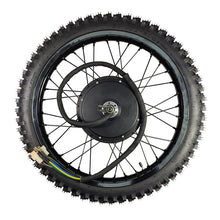 Load image into Gallery viewer, High Power 48V-72V 100A 3000W-5000W 21'' Motorcycle Rim Rear Wheel Ebike Conversion Kit 26''x3.0