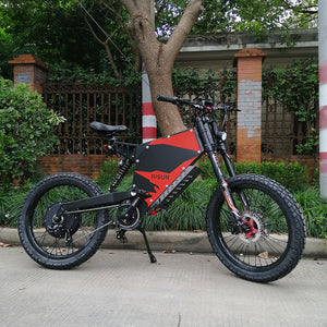 EU/USA Duty Free Hallomotor 72V 5000W 100A FC-1 Stealth Bomber eBike Electric Bicycle With Bicycle or Motorcycle Seat