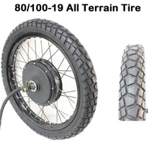 Charger l'image dans la galerie, 48V-72V 150A 5000W-8000W High Power Speed 19'' Motorcycle Rim Rear Wheel Ebike Conversion Kit+Intelligent Control System With Bluetooth Module