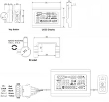 Carregar imagem no visualizador da galeria, 24V/36V/48V Ebike Intelligent LCD Control Panel LCD3 Display for our Controller