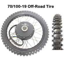 Charger l'image dans la galerie, 48V-72V 150A 5000W-8000W High Power Speed 19'' Motorcycle Rim Rear Wheel Ebike Conversion Kit+Intelligent Control System With Bluetooth Module