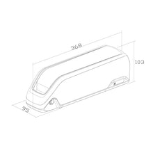 Load image into Gallery viewer, EU Stocked Free Shipping Ebike 36V 48V 52V 19.2AH Panasonic Tesla Cell Polly Frame Case Battery with 5A Charger