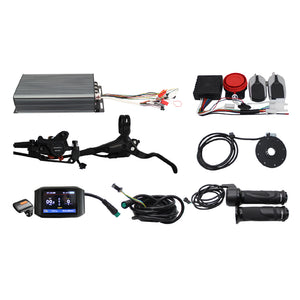 48V-72V 150A 5000W-8000W High Power Speed 19'' Motorcycle Rim Rear Wheel Ebike Conversion Kit+Intelligent Control System With Bluetooth Module