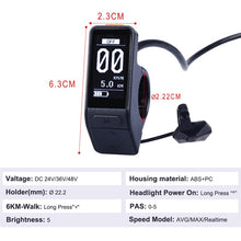 Carregar imagem no visualizador da galeria, Electirc bike Mini Bafang 8fun BBS01 BBS02 BBSHD SW102 LCD Display For Mid-drive Hub Motor