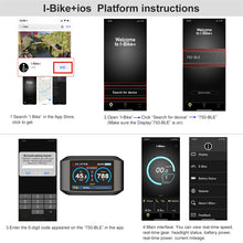 Carregar imagem no visualizador da galeria, Electirc bike Bafang 8fun BBS01 BBS02 BBSHD 750C Bluetooth LCD Display For Mid-drive Hub Motor