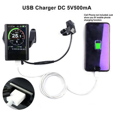 Carregar imagem no visualizador da galeria, 24V/36V/48V/52V TFT850C Colorful Display for Bafang Mid-Drive Kits