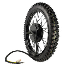 Load image into Gallery viewer, High Power 48V-72V 100A 3000W-5000W 21'' Motorcycle Rim Rear Wheel Ebike Conversion Kit 26''x3.0