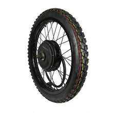 Load image into Gallery viewer, High Power 48V-72V 100A 3000W-5000W 21'' Motorcycle Rim Rear Wheel Ebike Conversion Kit 26''x3.0