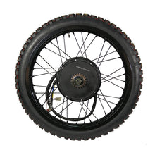 Load image into Gallery viewer, High Power 48V-72V 100A 3000W-5000W 21&#39;&#39; Motorcycle Rim Rear Wheel Ebike Conversion Kit 26&#39;&#39;x3.0