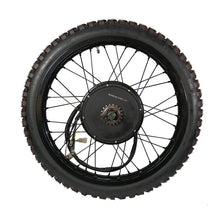 Load image into Gallery viewer, High Power 48V-72V 100A 3000W-5000W 21'' Motorcycle Rim Rear Wheel Ebike Conversion Kit 26''x3.0