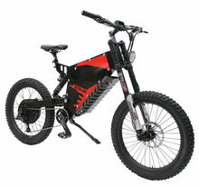 Charger l'image dans la galerie, Exclusive Customize FC-1 Stealth Bomber Ebike Strong Steel Frame Fit 72V 3000W-8000W Power Mountain Ebike