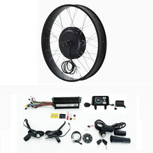 Load image into Gallery viewer, 36V/48V/52V 35A 1000-1500W 20x4.0&quot; 24x4.0&quot; 26x4.0&quot; Rear Fat Wheel conversion kits with UKC1 Color Display