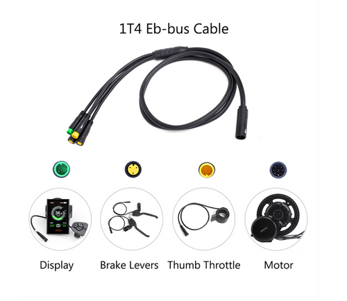 Bafang Mid-Drive Kits 1TO4 EBUS Cable