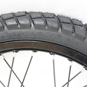 Free Shipping Ebike 24''x3.0 19" Motorcycle Rim Front Wheel Matching Our 3000W-5000W Rear Wheel Kit