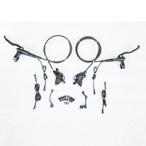 4-piston Electric Bike Hydraulic Disc Brake Kits Front and rear hydraulic disc Brake 4-piston calipers