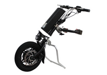 Cargar imagen en el visor de la galería, 36V 350W e-Tractor Attachment 12&quot; Handbike Kits with 8.8/10.4/11.6AH Battery For Electric Wheelchair