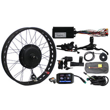 Carregar imagem no visualizador da galeria, Ebike 36-72V 1000W Fat Tire Conversion Kits &amp; Colorful Display fr Electric Bike Snow Bike