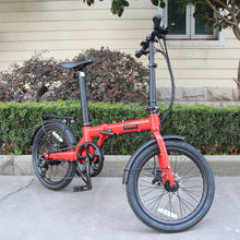 Laden Sie das Bild in den Galerie-Viewer, 36V 250W Folding 20" eBike with Seatpost Built-in Battery, Light Weight