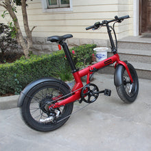 Load image into Gallery viewer, 36V 350W Folding 20x4.0" Fat Wheel eBike with Seatpost Built-in Battery