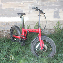 Load image into Gallery viewer, 36V 350W Folding 20x4.0" Fat Wheel eBike with Seatpost Built-in Battery