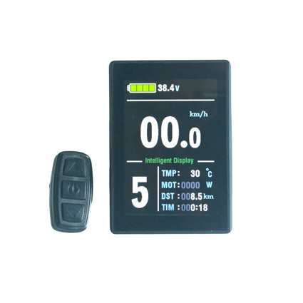 intelligent display e bike 24V/36V/48V Ebike Intelligent Colorful Display LCD Control Panel LCD8S Display for our Controller