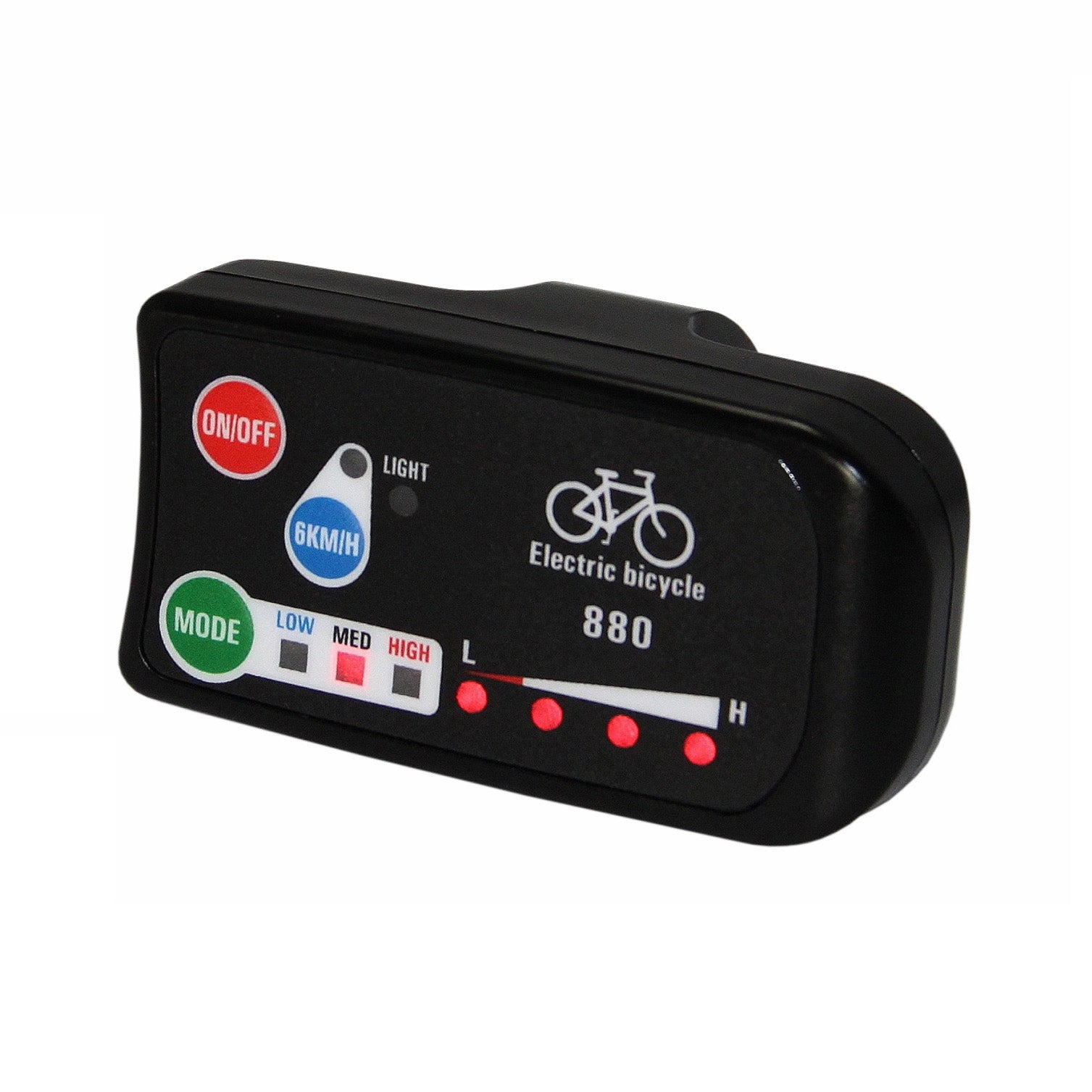 e bike controller mit display 24v HalloMotor 24V/36V, 36V/48V Ebike LED880 Control Panel LED Display for our Contro – HalloMotor.com