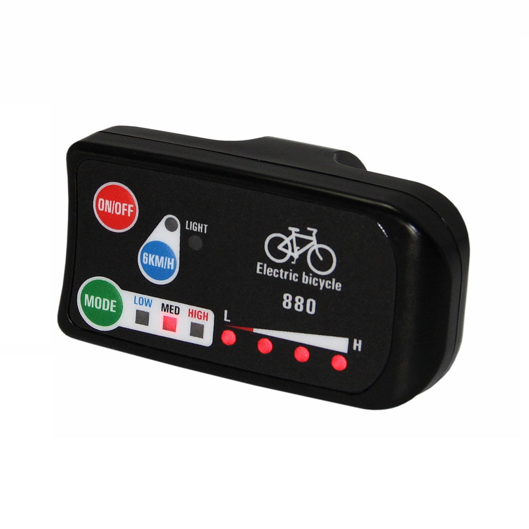 led display e bike HalloMotor 24V/36V, 36V/48V Ebike LED880 Control Panel LED Display for our Contro – HalloMotor.com