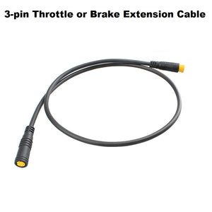 Extension Cable for Bafang Mid-Drive Kits (Throttle, Brake, Display, Speed Sensor)