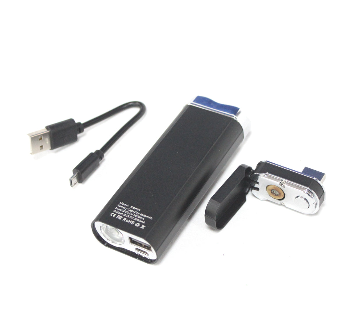 wasmiddel Collectief Op grote schaal Multi-Function Pocket Power Bank LED Light Cigarette Lighter 6800mAH P –  HalloMotor.com