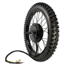 Load image into Gallery viewer, High Power 48V-72V 100A 3000W-5000W 21&#39;&#39; Motorcycle Rim Rear Wheel Ebike Conversion Kit 26&#39;&#39;x3.0