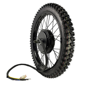 High Power 48V-72V 100A 3000W-5000W 21'' Motorcycle Rim Rear Wheel Ebike Conversion Kit
